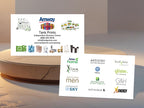 Amway business card multi-product showcase layout front and back