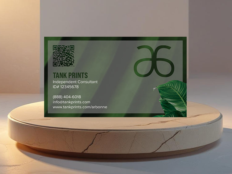 Arbonne Eco Leaf Business Card