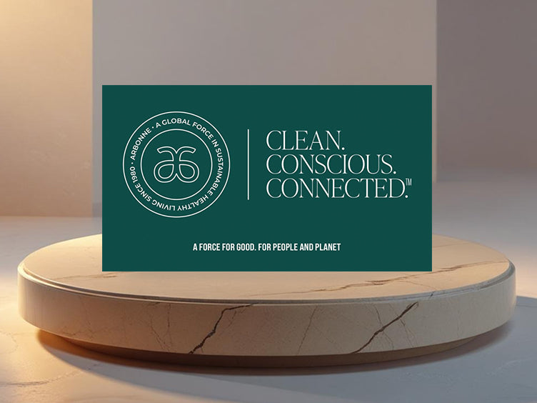 Arbonne Clean Conscious Connected Card Design