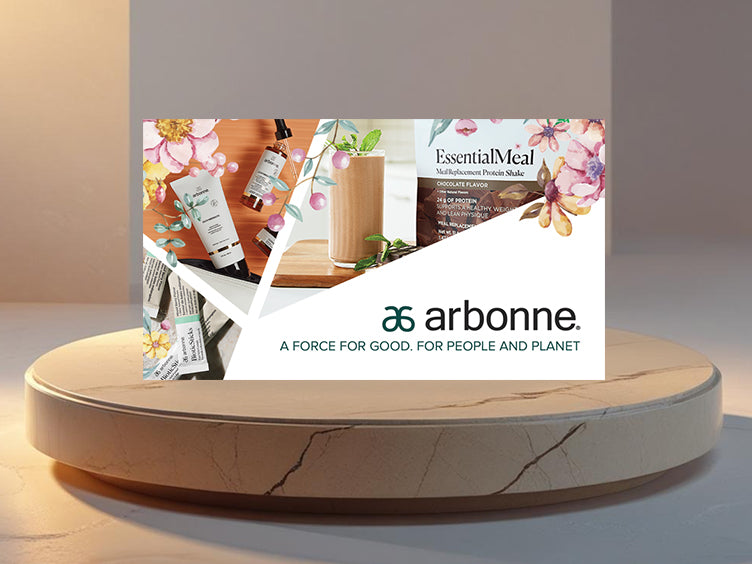 Arbonne Botanical Accents Card Design