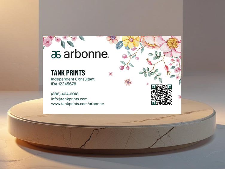 Arbonne Botanical Accents Card Design