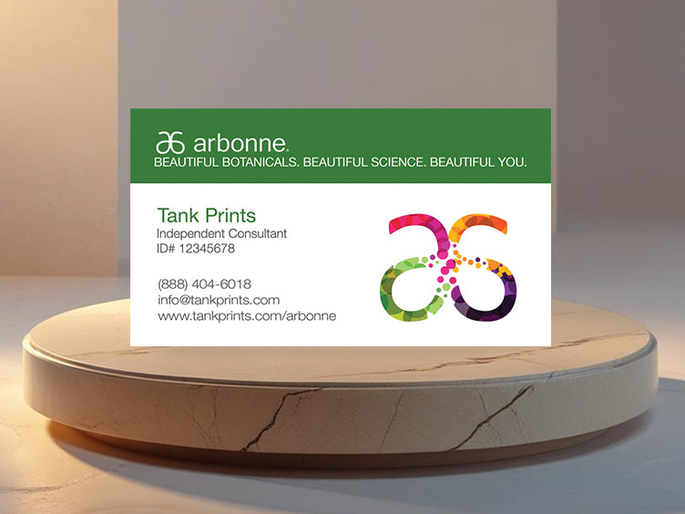 Arbonne Consultant Card