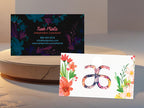 Arbonne Floral Business Card Design