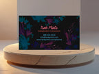 Arbonne Floral Business Card Design