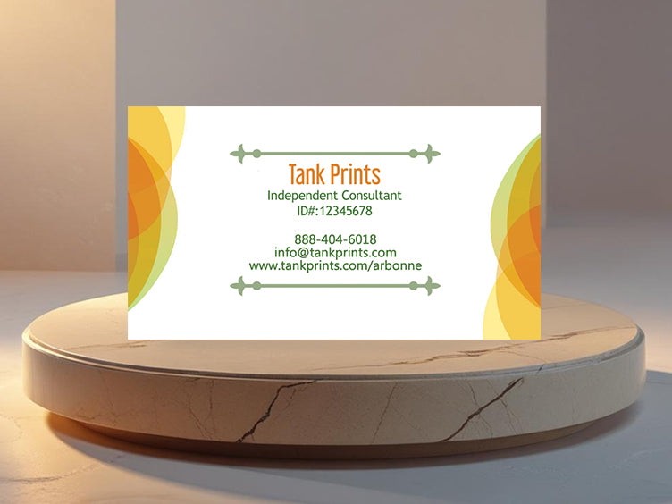 Arbonne Abstract Circles Card Design
