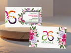 Arbonne Elegant Floral Business Card Design