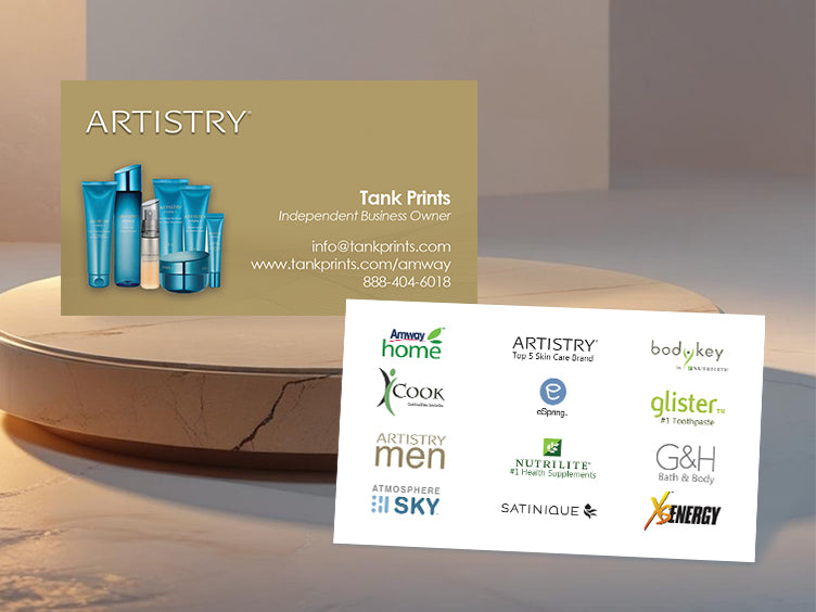 Amway Artistry Skincare Layout