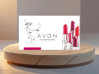 Avon Lipstick Accent Card