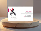 Avon Lipstick Accent Card