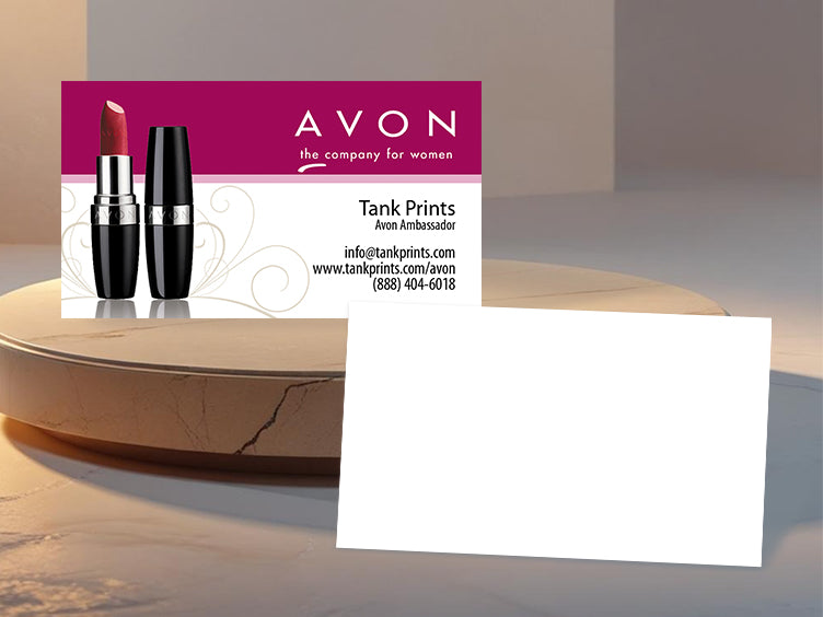 Avon Lipstick Card Design
