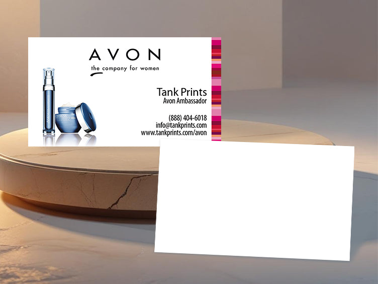 Avon Skincare Inspired Professional Card Design