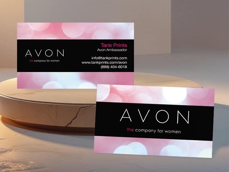 Avon Pink Glow Design Card