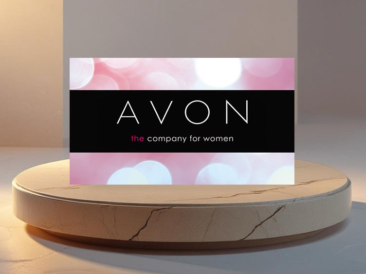 Avon Pink Glow Design Card