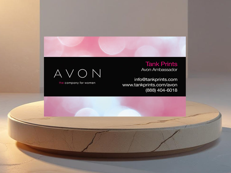 Avon Pink Glow Design Card