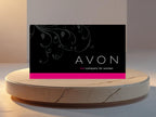 Avon Elegant Floral Design Card