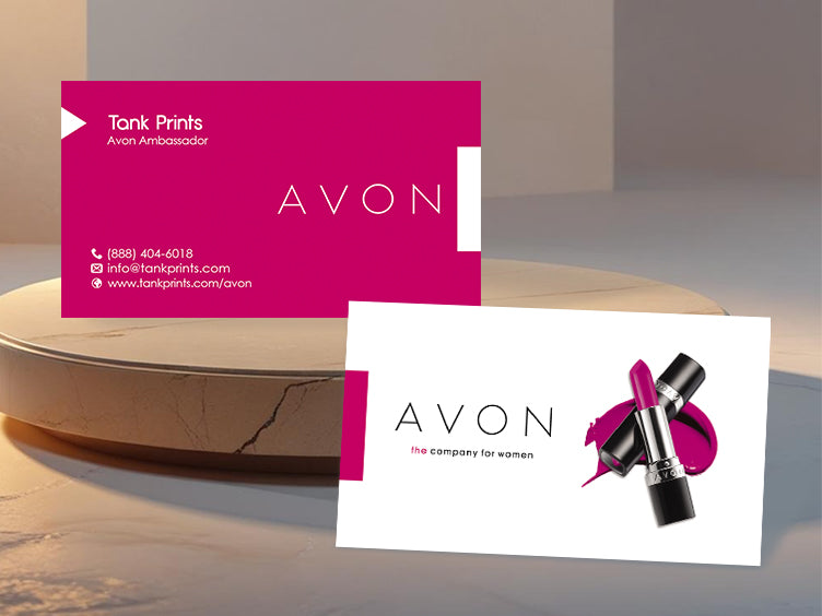 Avon Bold Lipstick Design Card
