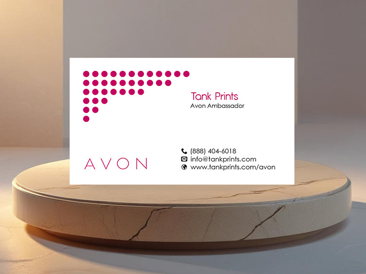 Avon Dotted Edge Card