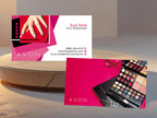 Avon Bold Beauty Business Card Design