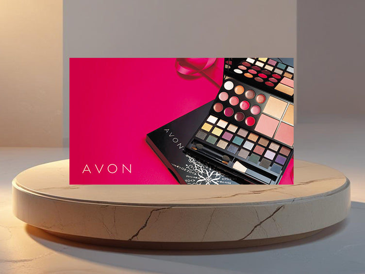 Avon Bold Beauty Business Card Design