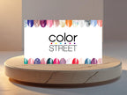 Color Street Purple Glitter Card