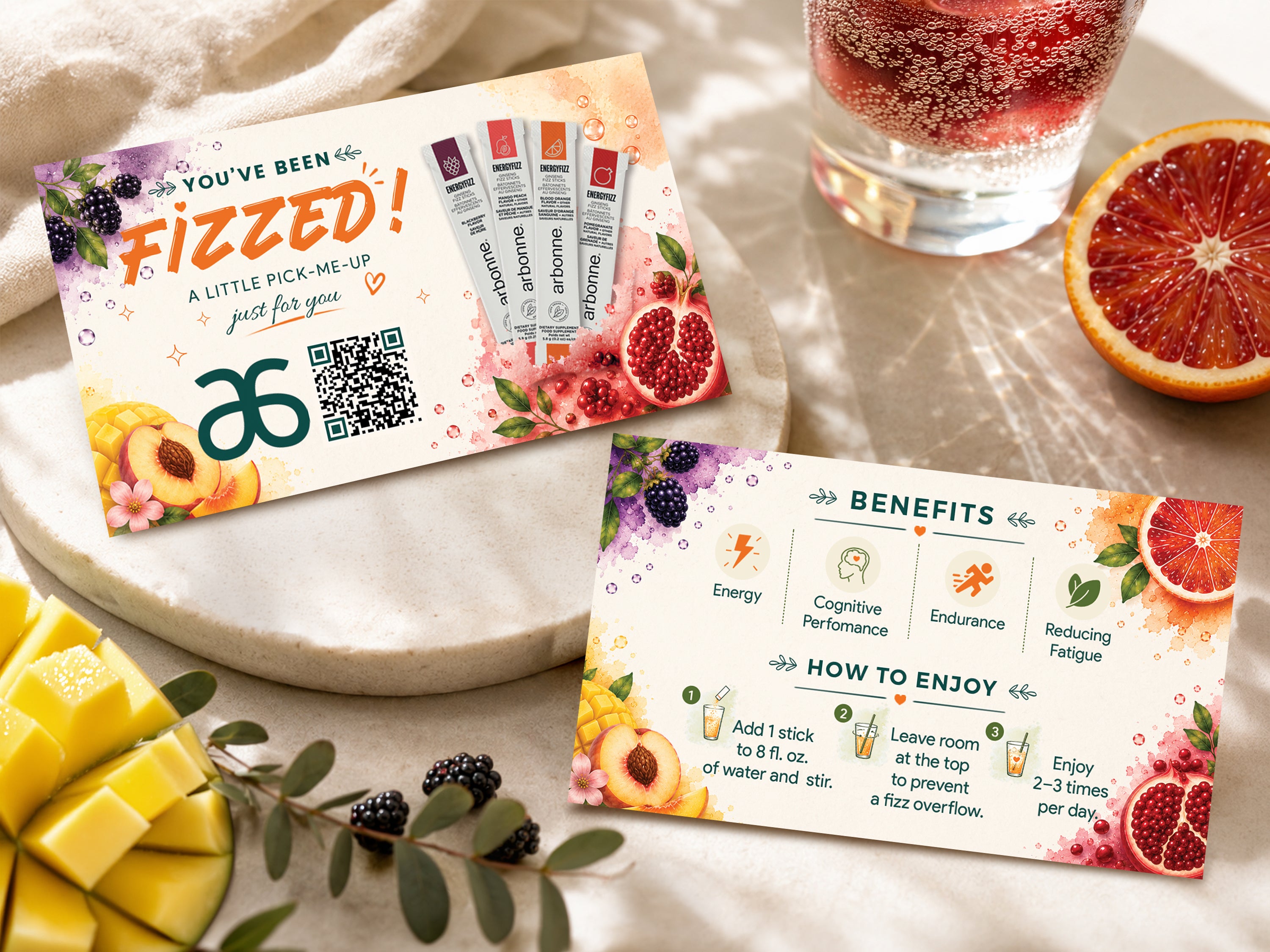 Arbonne EnergyFizz Card | You've Been Fizzed!