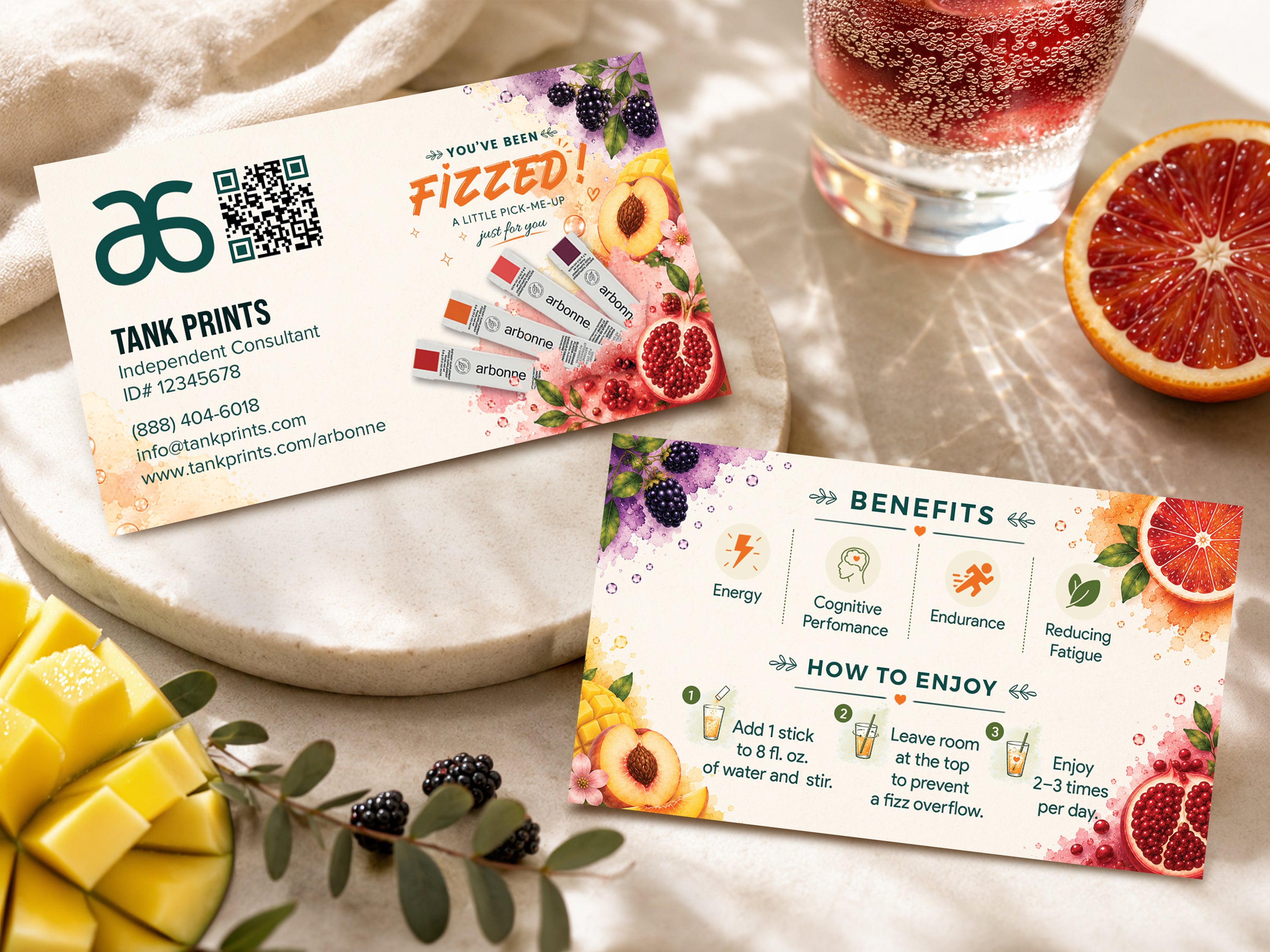 Tarjeta Arbonne EnergyFizz | ¡Te han activado!