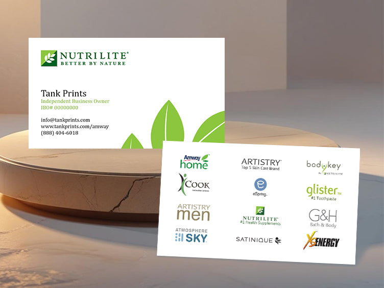 Amway Nutrilite Leaf Layout