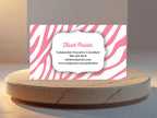 Pink Zebra Design 1