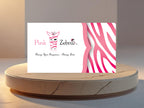 Pink Zebra Design 4