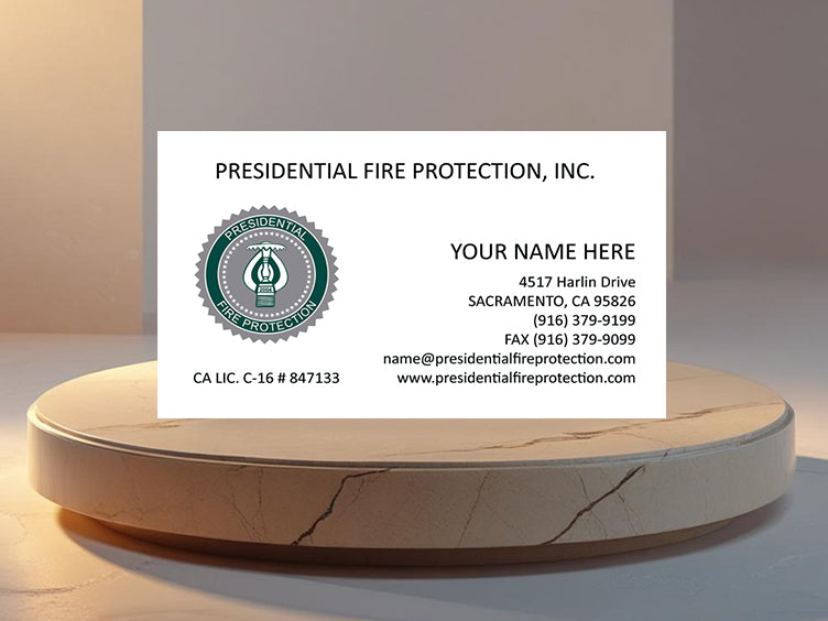 Presidential Fire Protection Design 1