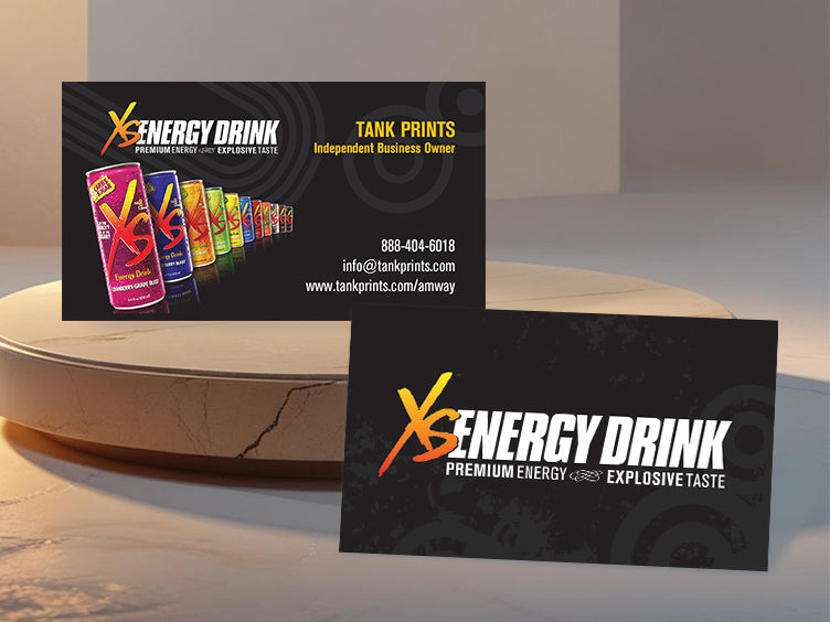 XS Energy Drink Bold Black Layout