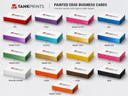 Painted Edge Business Cards