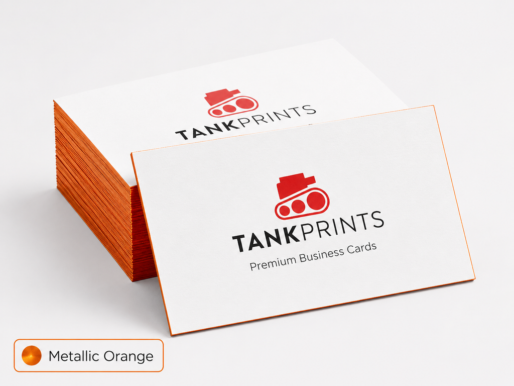 Painted Edge Business Cards