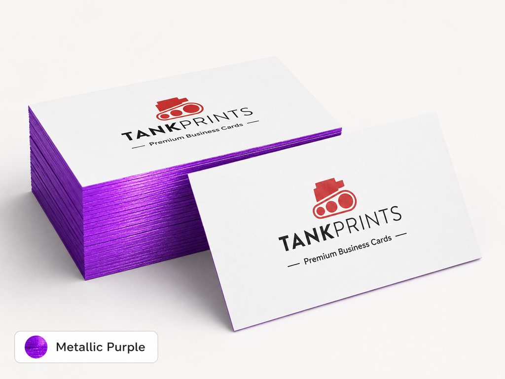Painted Edge Business Cards