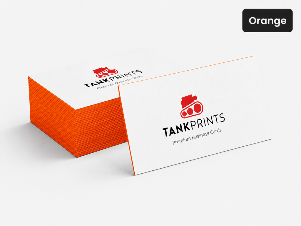 Painted Edge Business Cards