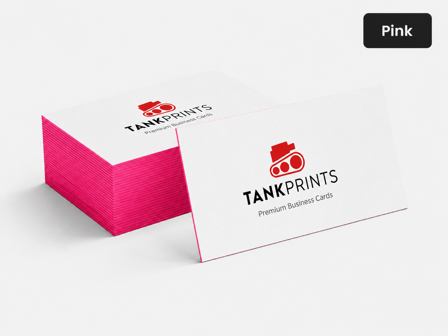Painted Edge Business Cards