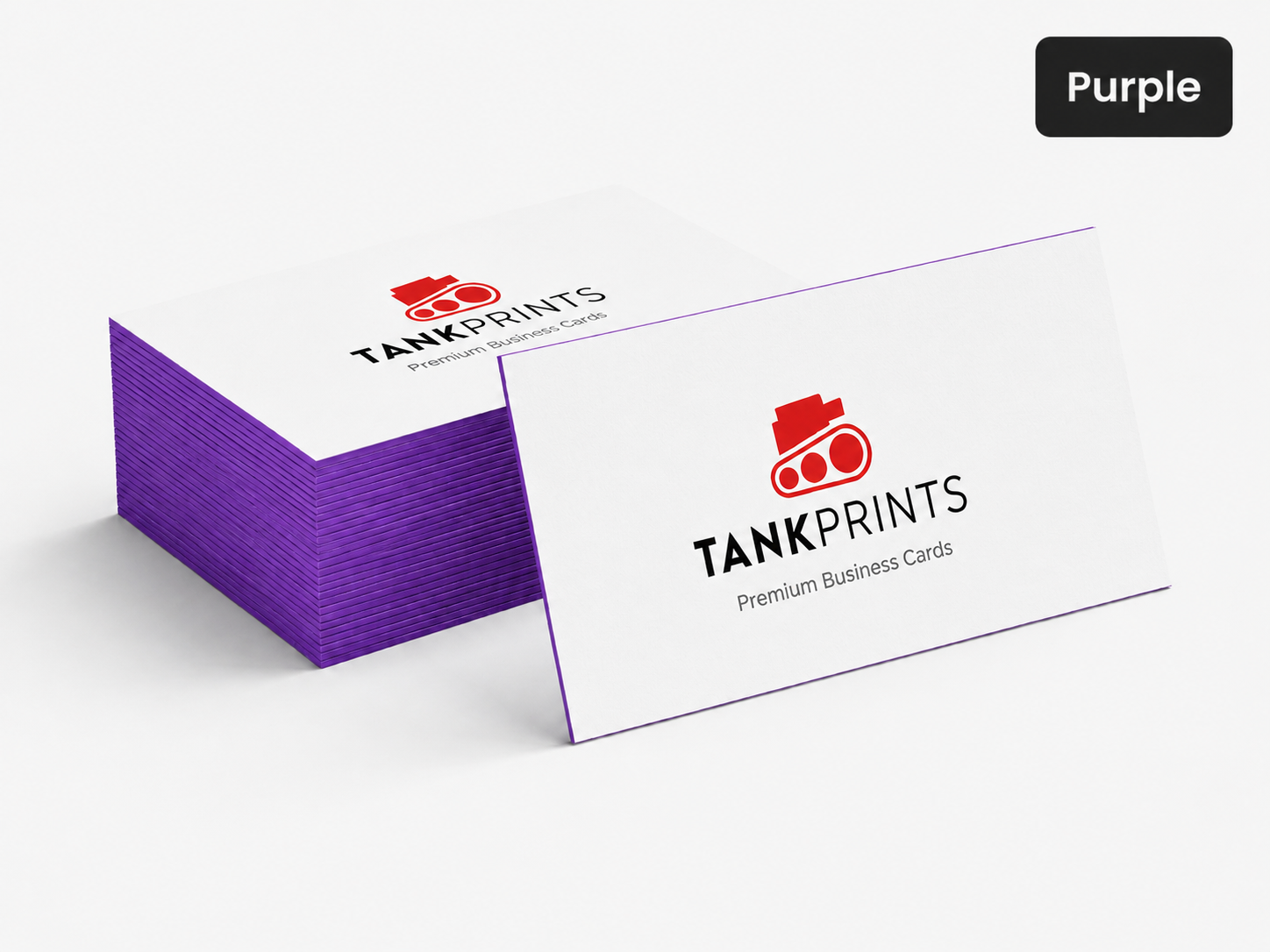 Painted Edge Business Cards