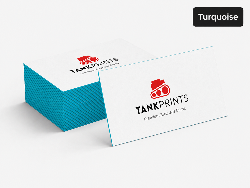 Painted Edge Business Cards