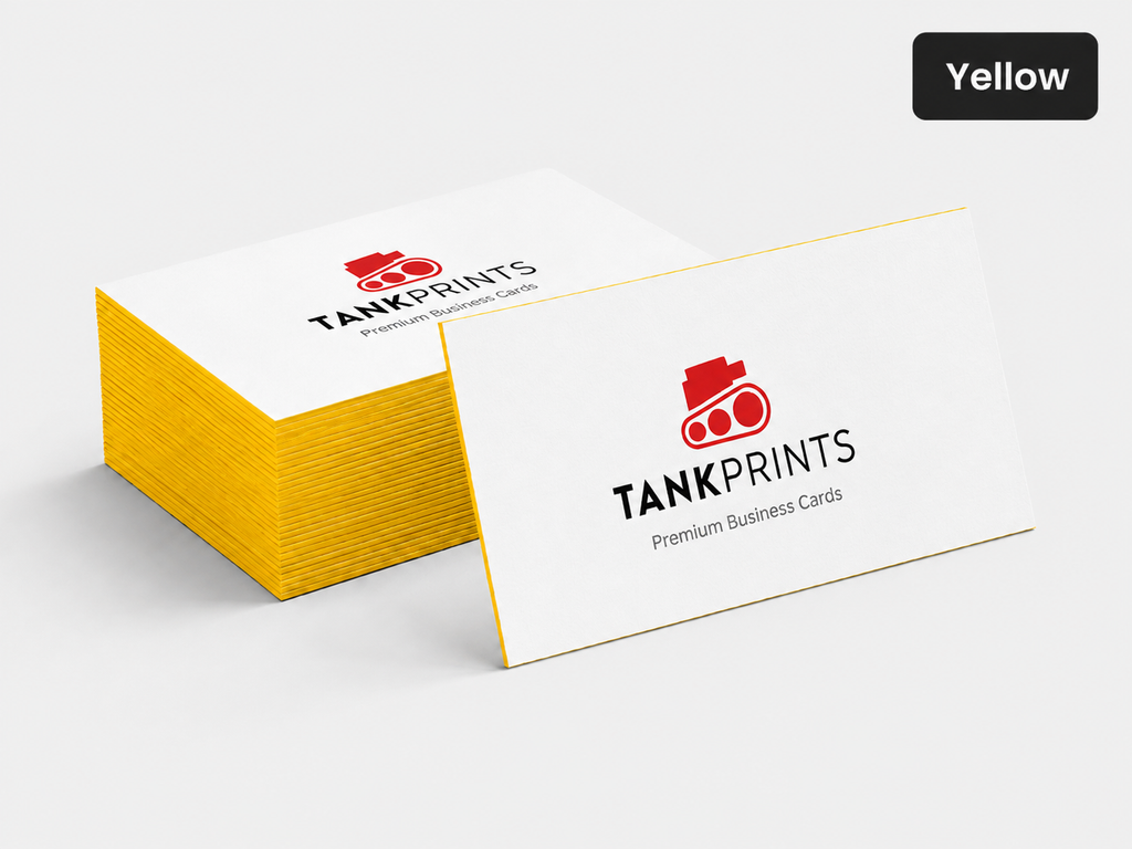 Painted Edge Business Cards