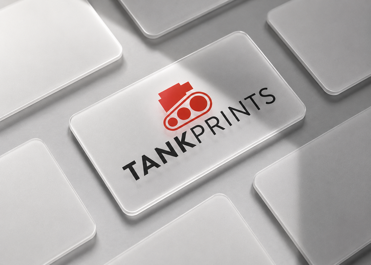 plastic business cards from tankprints